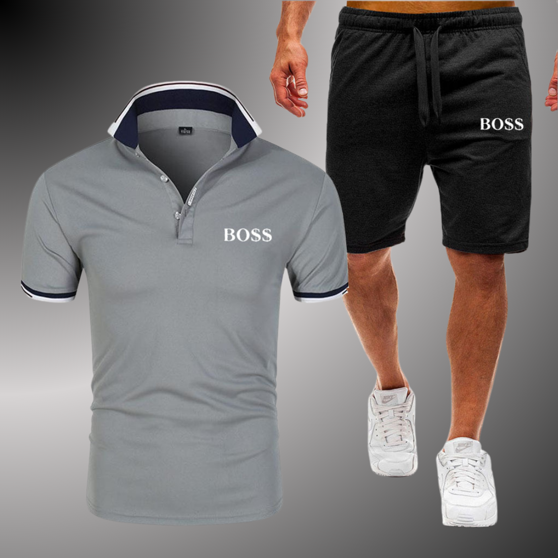 LIM GENOVRA BSS- Poloshirt + passende Shorts